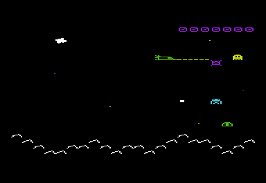 Annihilator (VIC-20) screenshot: Game demo