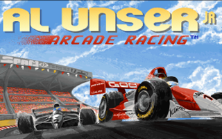 Al Unser, Jr. Arcade Racing (Windows 3.x) screenshot: Title Screen
