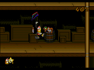 Wild Woody (SEGA CD) screenshot: Kite special