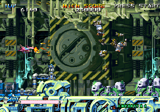 Blazing Star (Arcade) screenshot: Smaller enemies