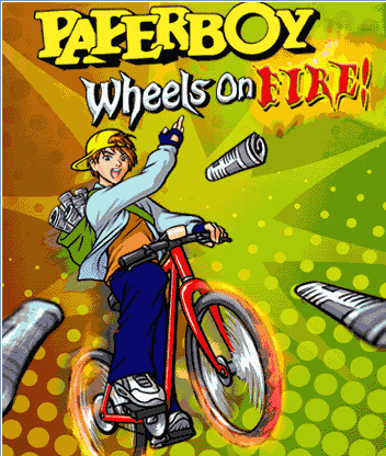 Paperboy: Wheels on Fire (J2ME) screenshot: Title screen
