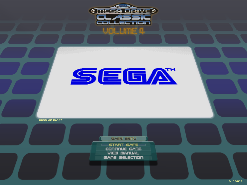 Sega Genesis Collection: Gold Edition (Windows) screenshot: Game Selection Menu