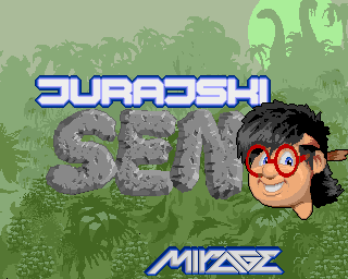 Jurajski Sen (Amiga) screenshot: Title screen