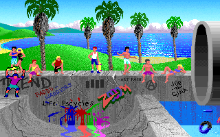 California Games II (DOS) screenshot: Goal!