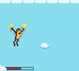Taz-Mania (Game Gear) screenshot: There sure are methods of flying requiring less endurance...