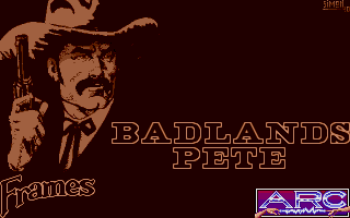 Badlands Pete (Atari ST) screenshot: Title screen