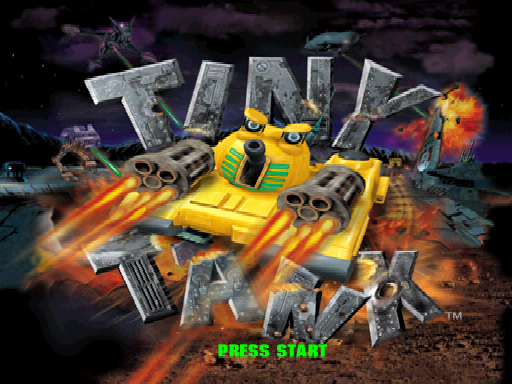 Tiny Tank (PlayStation) screenshot: Title screen