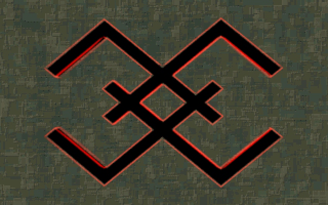 B.I.G. (DOS) screenshot: Symbol of the Enemy