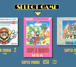 Super Mario All-Stars (SNES) screenshot: Super Mario USA (JP)