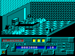 Ballbreaker II (ZX Spectrum) screenshot: The first level.