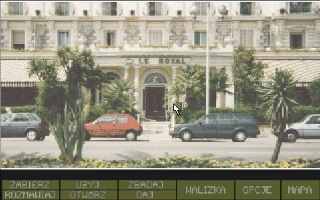 Tajemnica Statuetki (DOS) screenshot: Hotel