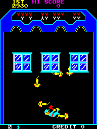 Screenshot of Cheeky Mouse (Arcade, 1980) - MobyGames