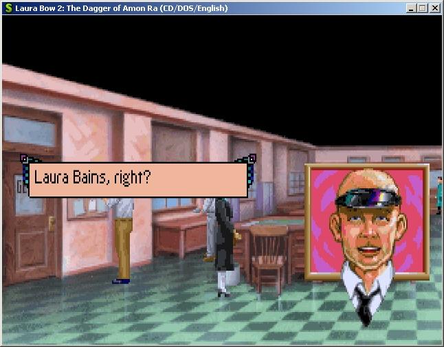 The Dagger of Amon Ra (Windows) screenshot: Well, at least he got the name right