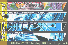 Hardcore Pinball (Game Boy Advance) screenshot: Table selection