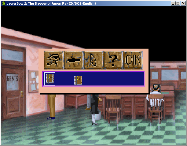 The Dagger of Amon Ra (Windows) screenshot: Browsing your inventory