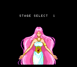 Hihō Densetsu: Chris no Bōken (TurboGrafx CD) screenshot: Stage select