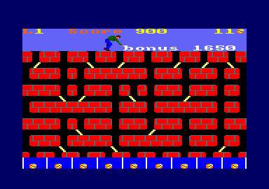 Gatecrasher (Amstrad CPC) screenshot: Level completed