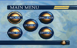 Olympic Games: Atlanta 1996 (DOS) screenshot: Main Menu