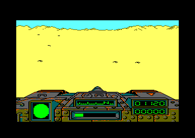 Desert Fox (Amstrad CPC) screenshot: Mine Field