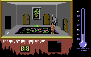 The Rocky Horror Show (Commodore 128) screenshot: No more clothes