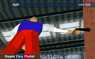 Olympic Games: Atlanta 1996 (DOS) screenshot: Rapid Fire Pistol