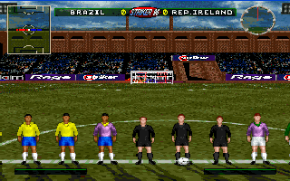 Striker '96 (DOS) screenshot: Anthem