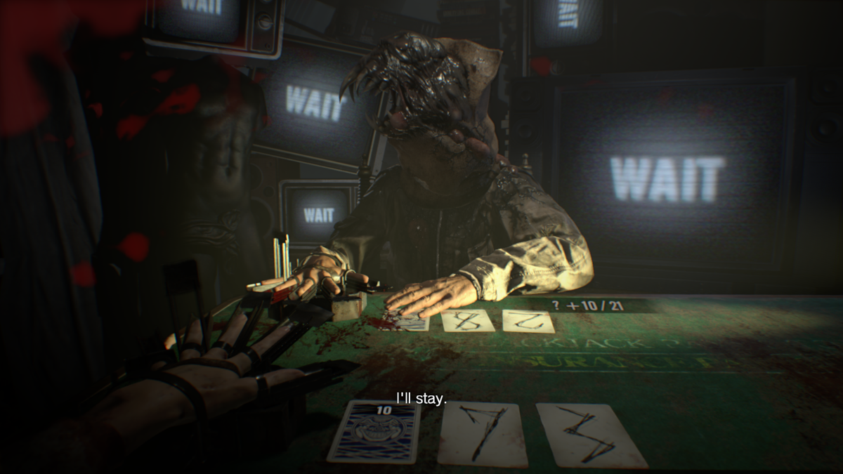 Resident Evil 7: Biohazard - Banned Footage: Vol.2 (Windows) screenshot: 21: a weird-looking opponent