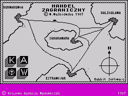 Handel Zagraniczny (ZX Spectrum) screenshot: Loading screen