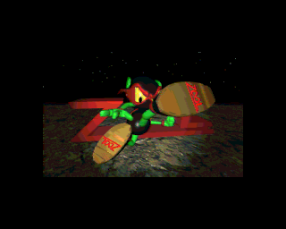 Zool (Amiga CD32) screenshot: End of introduction render video