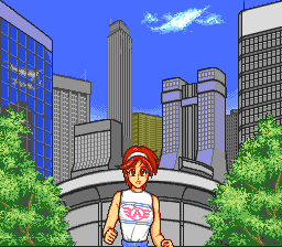 Metal Angel (TurboGrafx CD) screenshot: Each fighter is introduced with a lengthy cinema of her own...