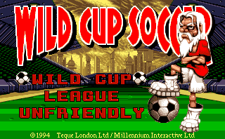 Wild Cup Soccer (Amiga CD32) screenshot: Title screen