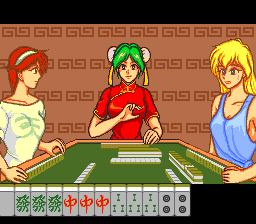 Metal Angel (TurboGrafx CD) screenshot: No, this is not a mahjong game...