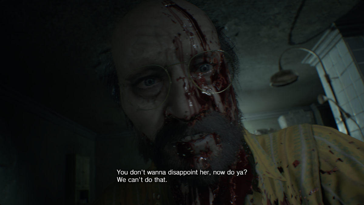 Resident Evil 7: Biohazard - Banned Footage: Vol.2 (Windows) screenshot: Daughters: Jack has lost his mind