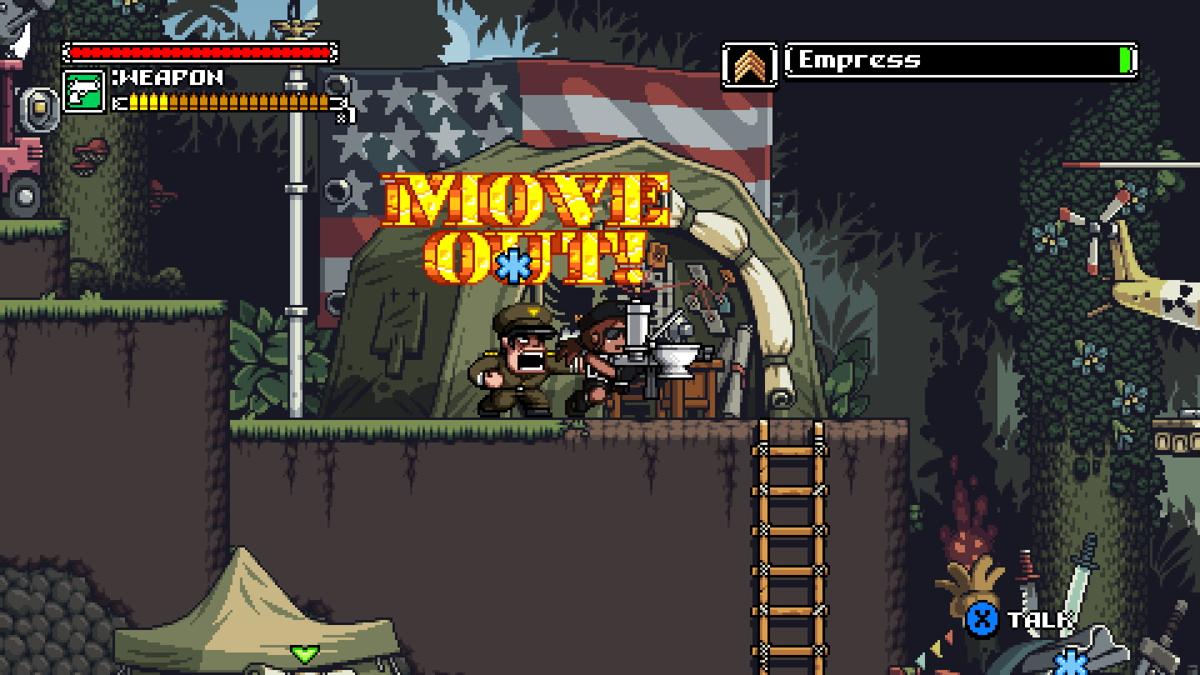 Mercenary Kings (Windows) screenshot: Move Out! (Reloaded Edition)