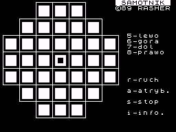 Samotnik (ZX Spectrum) screenshot: The game