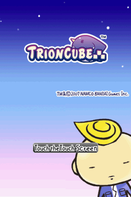 Trioncube (Nintendo DS) screenshot: Title screen