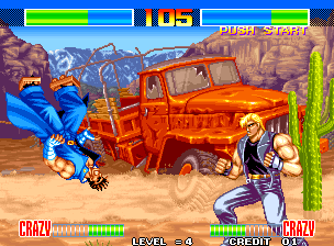 Aggressors of Dark Kombat (Neo Geo) screenshot: Gameplay