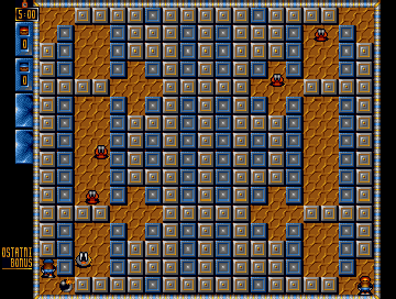 Mega Blast (DOS) screenshot: Level 4