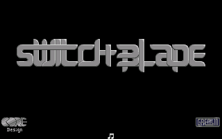 Switchblade (Amiga) screenshot: Title screen.