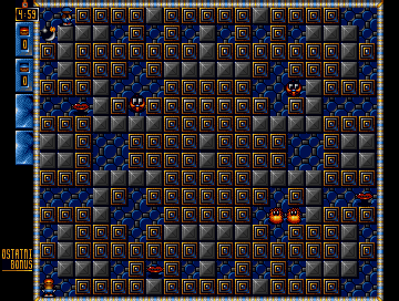 Mega Blast (DOS) screenshot: Level 32