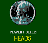 Joe Montana Football (Game Gear) screenshot: Heads or Tails?