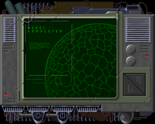 Super Stardust (Amiga CD32) screenshot: Level completed