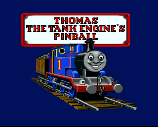 Thomas the Tank Engine and Friends Pinball (Amiga CD32) screenshot: Thomas the tank engine's pinball