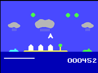 Kill the Attacking Aliens (Videopac+ G7400) screenshot: The second level.