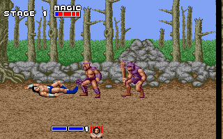 Golden Axe (DOS) screenshot: Killed by Enemy