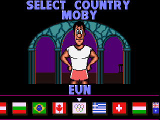 Reach out for Gold (DOS) screenshot: Select country
