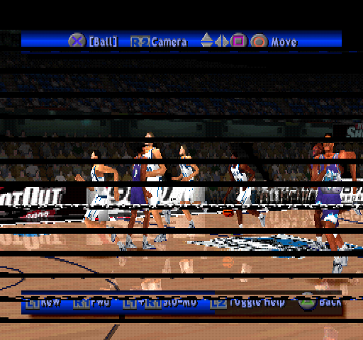 NBA ShootOut 2002 (PlayStation) screenshot: Rew