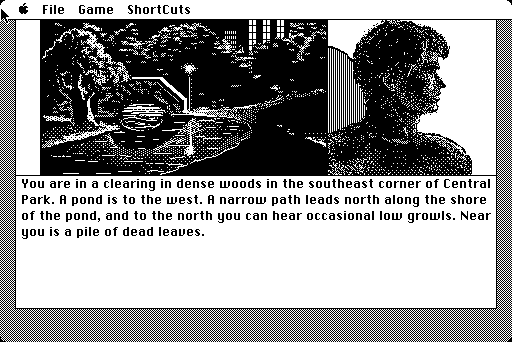 Fahrenheit 451 (Macintosh) screenshot: Starting location