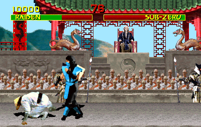 Screenshot of Mortal Kombat (DOS, 1992) - MobyGames