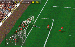 Olympic Soccer (DOS) screenshot: Fine Safe